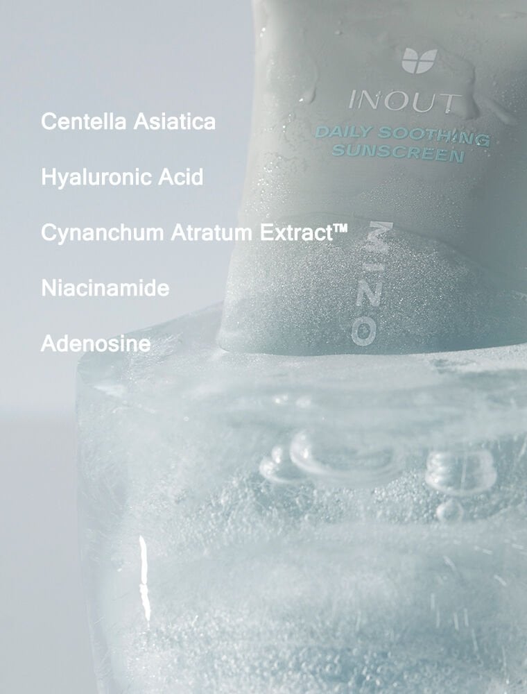 Inout Daily Soothing Sunscreen SPF50+ PA++++ Nemlendirici Yatıştırıcı Güneş Kremi 50 ml